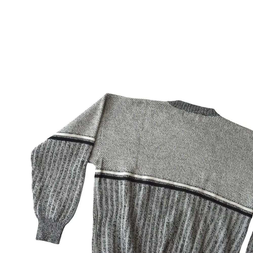 Vintage Michael Gerald Black & White Knit Sweater XL Deadstock